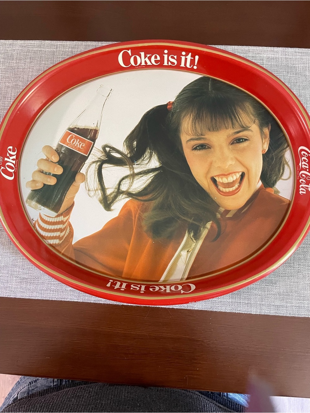 Coca-Cola Silver and Red Foodservice Workshop Tray
